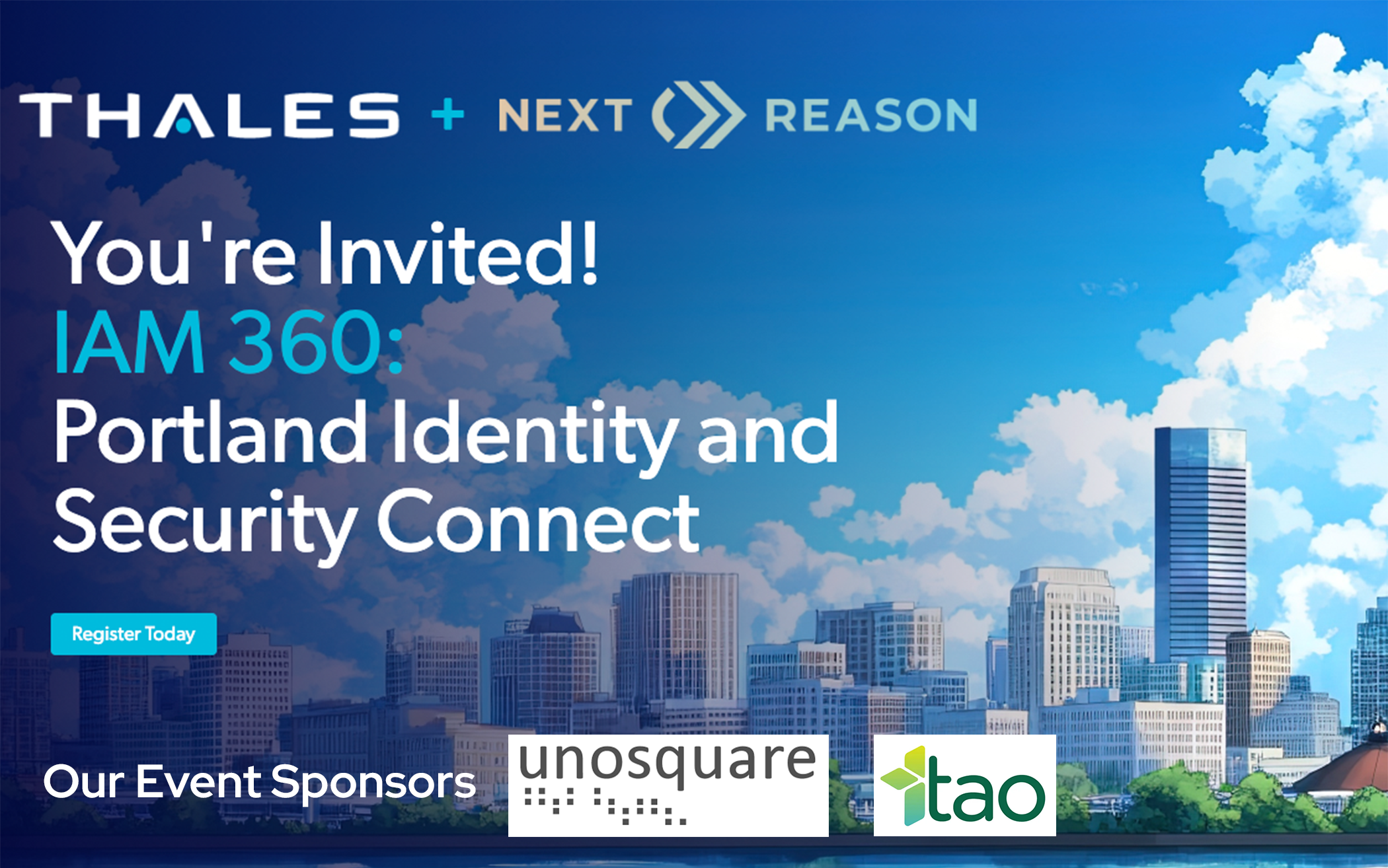 IAM360: A Portland Identity and Security Event – brought to you by Thales and Next Reason — hero image