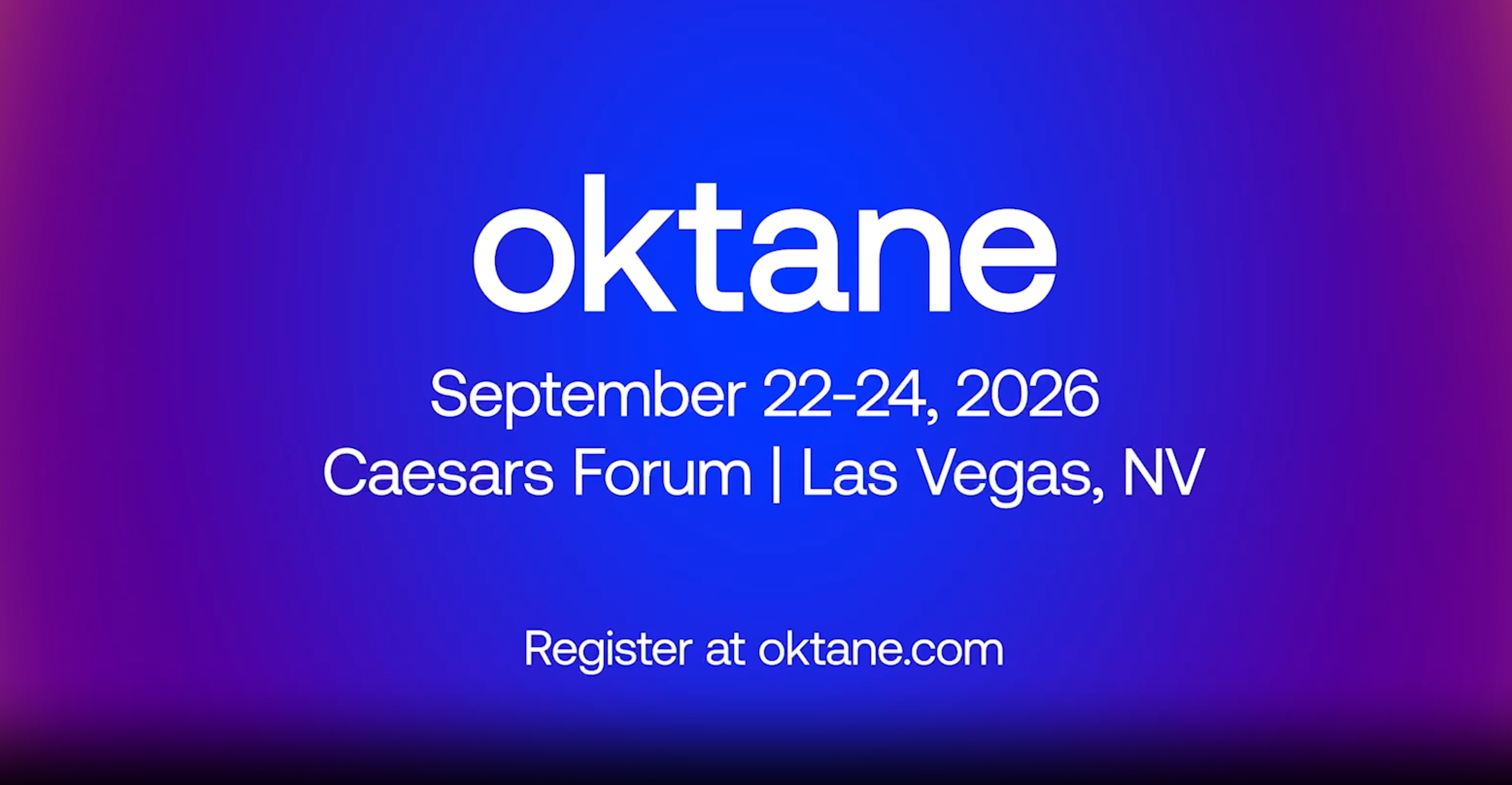 Meet Next Reason at Oktane 2026 — hero image