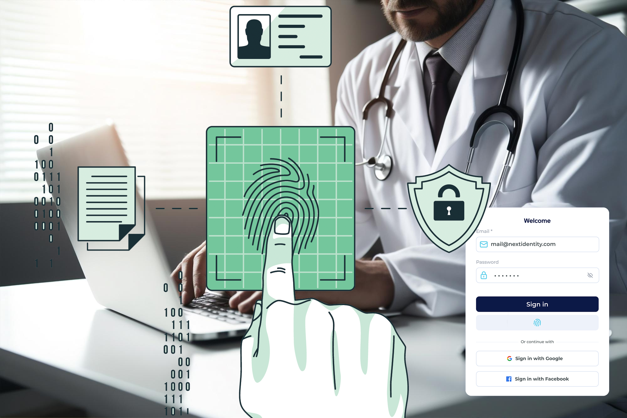 doctor laptop medicine hospital
