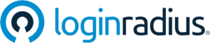 loginradius logo horizontal full colour on white