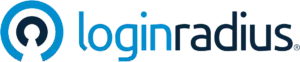 loginradius logo horizontal full colour on white
